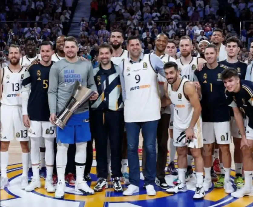El homenaje a Luka Doncic, con un final inesperado