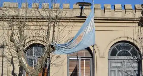 La bandera de la Municipalidad