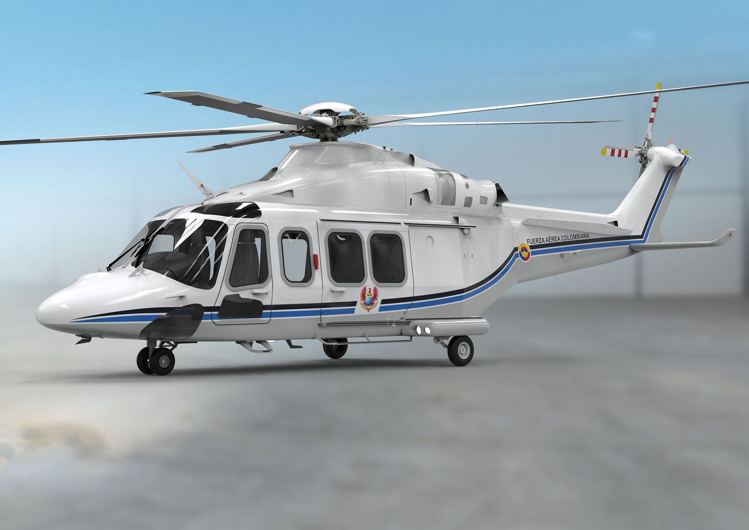 La Fuerza Aérea Colombiana incorporará un Leonardo AW139 como nuevo helicóptero presidencial