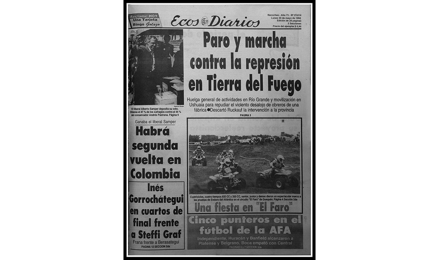 Lunes 30 mayo de 1994