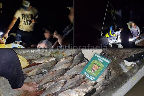 Tres personas fueron atrapadas con gran cantidad de pescados en infracción a la Ley de Pesca