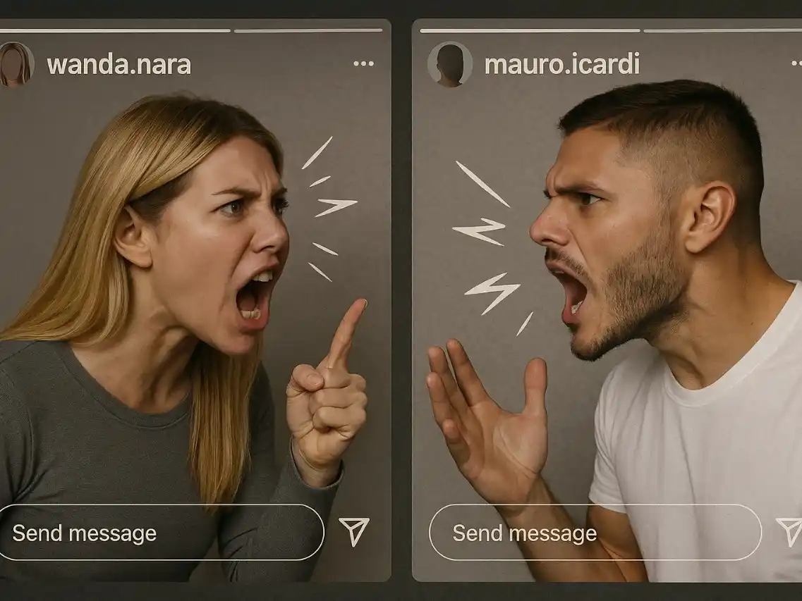 Wanda Nara-Mauro Icardi y la infinita lucha por historias de Instagram...