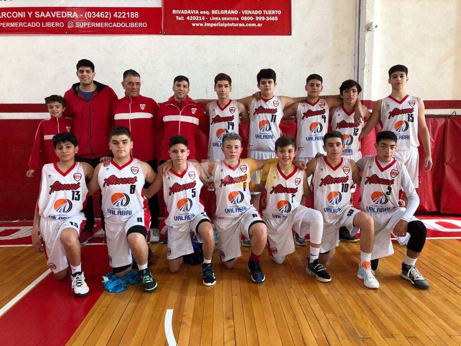 Centenario y Atenas avanzan en el Provincial U14