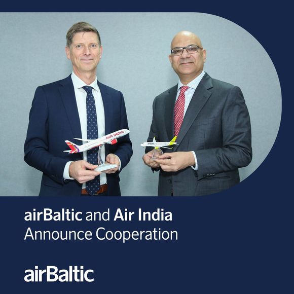 Air India y airBaltic lanzan un acuerdo interlínea para conectar India con los Países Bálticos
