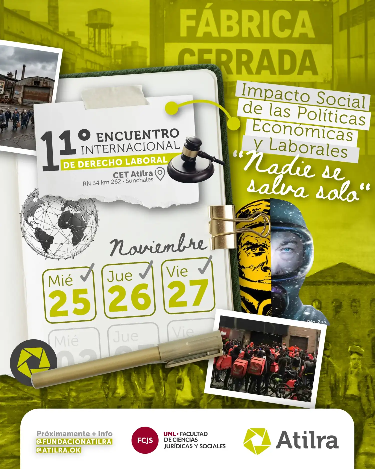 Sunchales será sede del 11° Encuentro Internacional de Derecho Laboral - 3