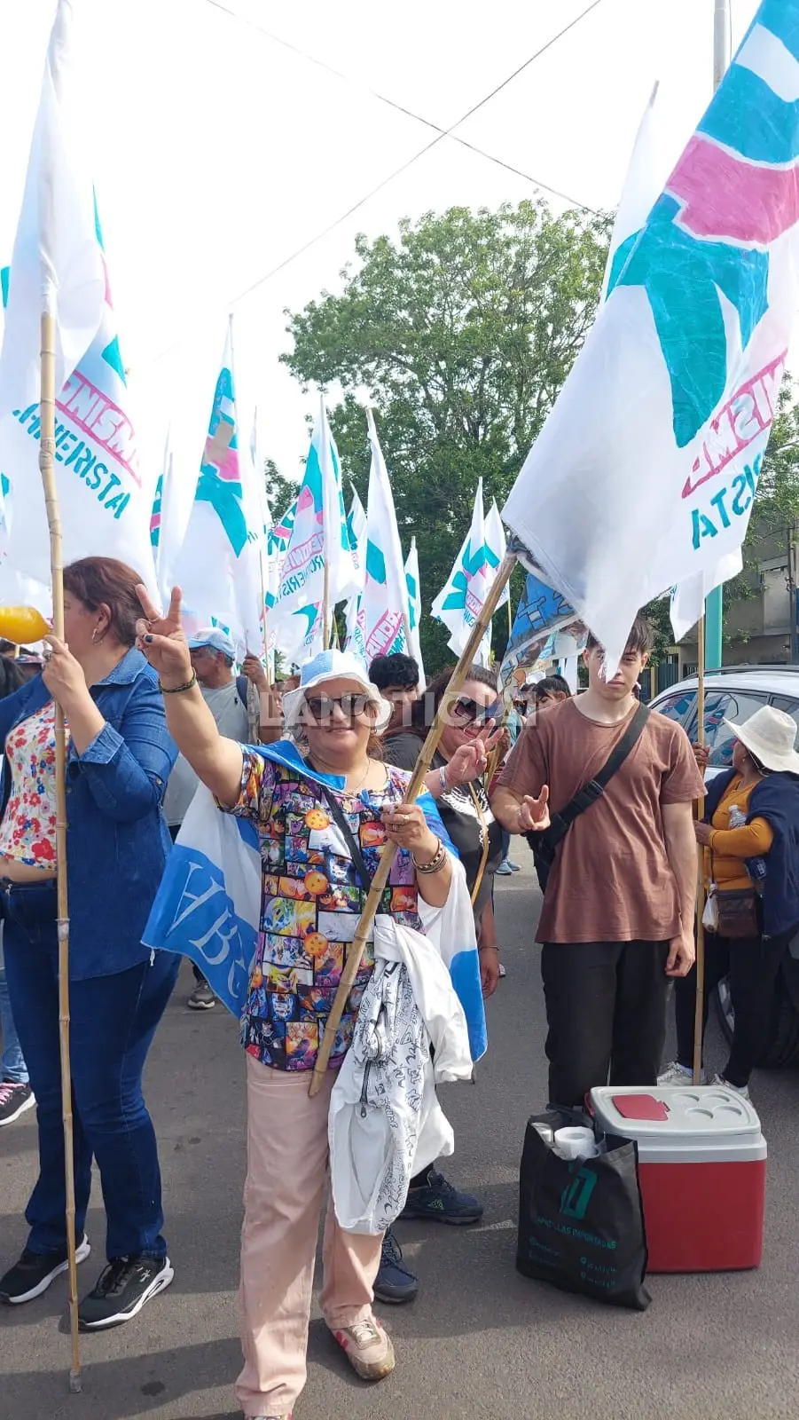 La militancia peronista en Berisso.