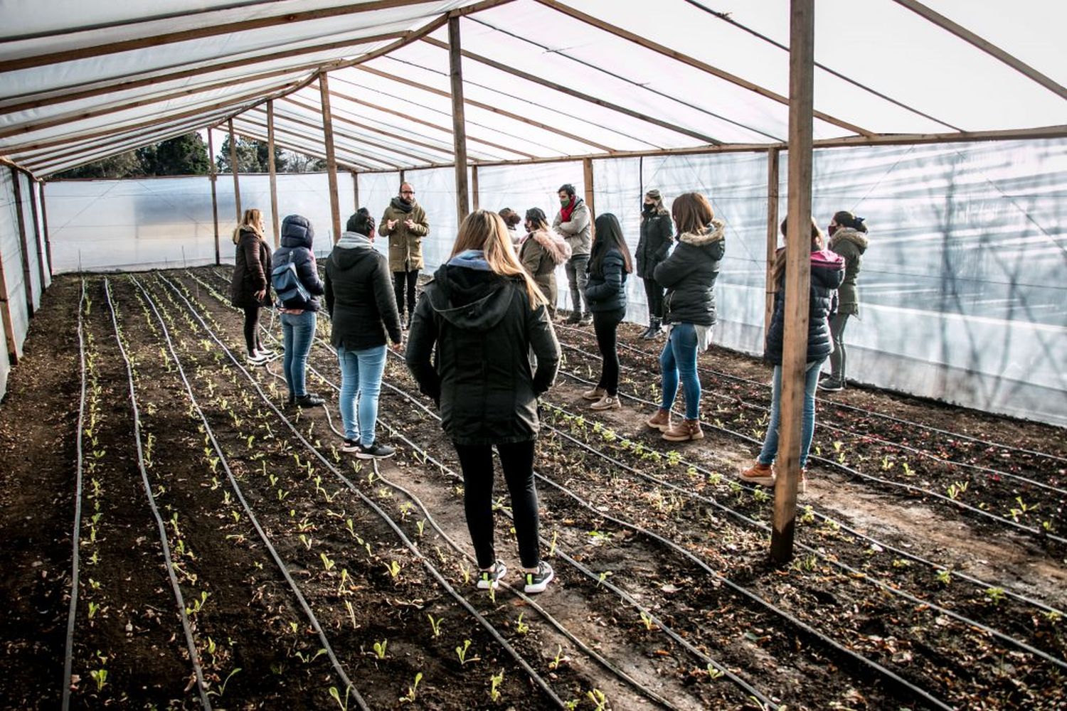 Se inauguró una huerta agroecológica en Gardey