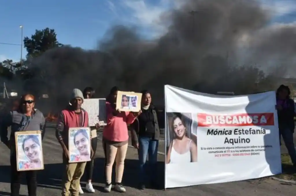 Se levantó el corte en Circunvalación: familiares de Mónica Aquino reclamaron su aparición con vida