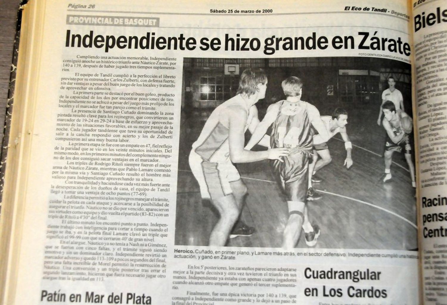A 20 años de la gesta rojinegra en Zárate