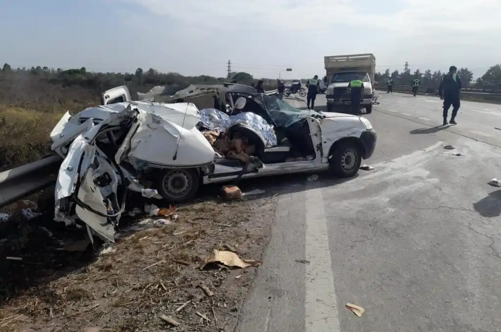 En la autopista Tucumán-Famaillá