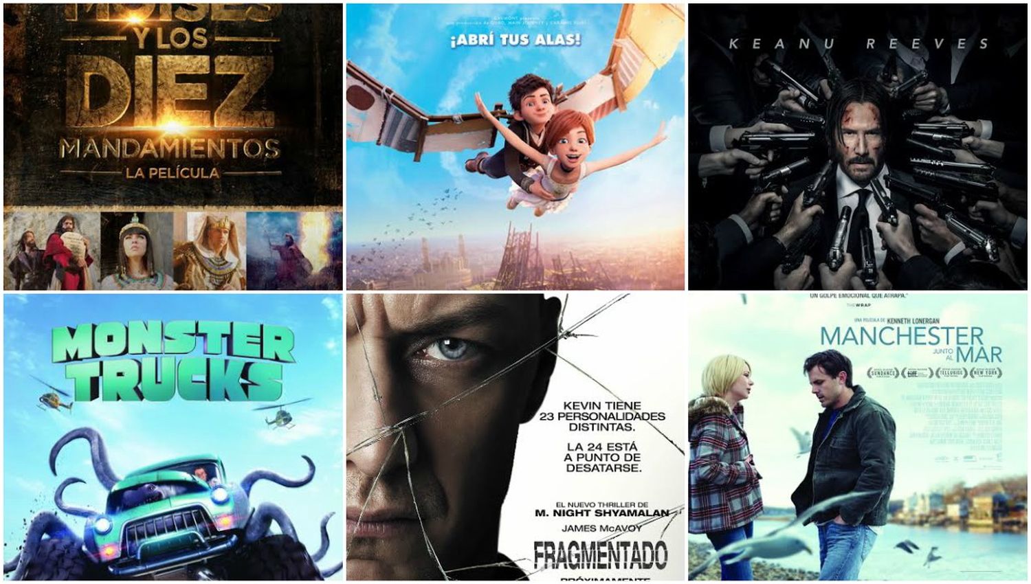 Variadas películas renuevan la cartelera