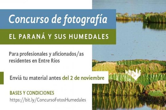 �altimos días para participar  del concurso fotográfico  �SParaná y sus humedales⬝