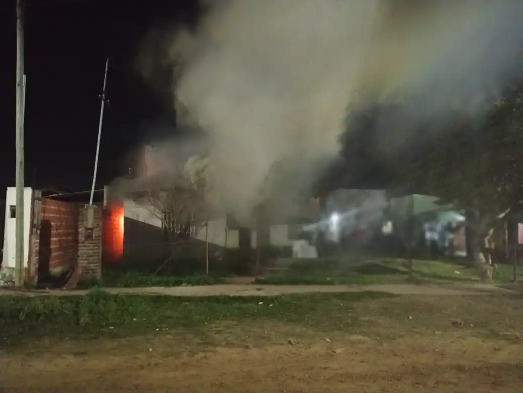 Incendio en casa de Chajarí