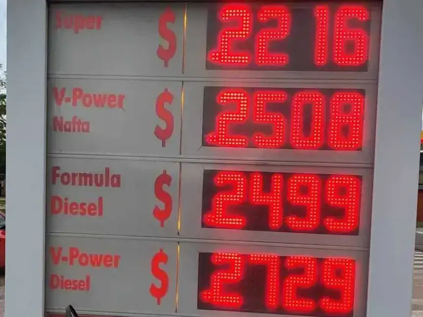 Shell aumentó sus combustibles en Formosa y la V-Power Diésel llegó a $2729