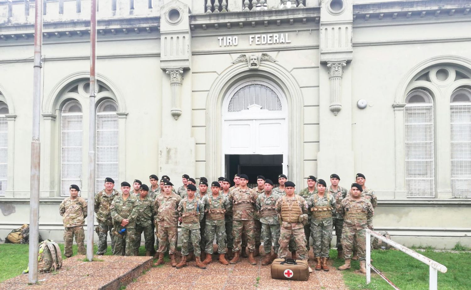 El Regimiento realizó tareas protocolares de entrenamientos