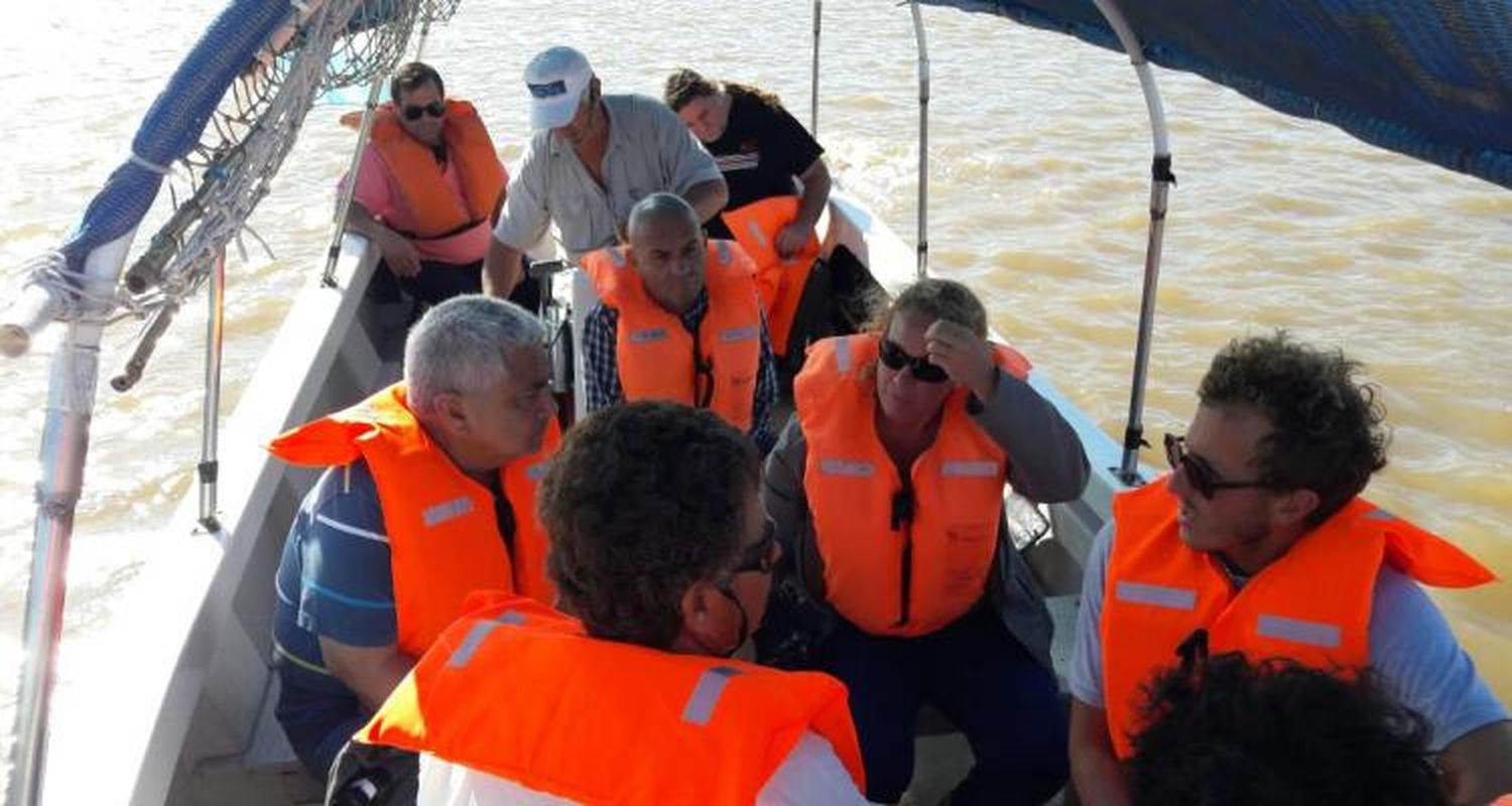 Cecilio Salazar recorrió el Paraná hacia Vuelta de Obligado