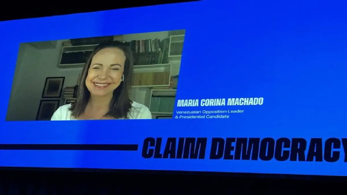 «Venezuela está a las puertas de una TRANSICIÓN DEMOCRÁTICA»: María Corina ante el Foro de Oslo