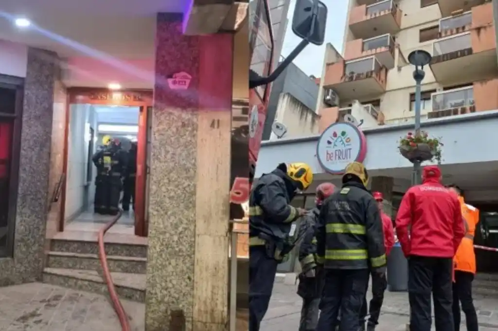 Los residentes de los diversos departamentos escaparon hacia la terraza del edificio o hacia la calle.