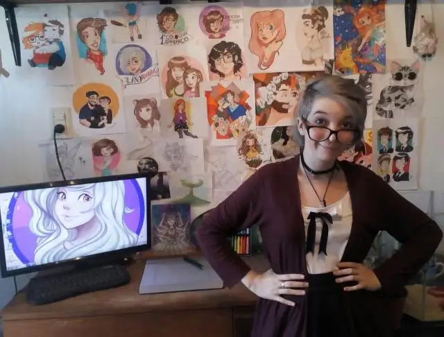 “Hago un tipo de caricatura que está entre lo que es el dibujo de Disney y el animé”