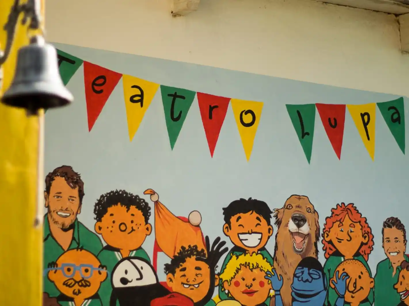 Lleno de colores y alegría, el Teatro Lupa es un espacio ideado para espectáculos para toda la familia