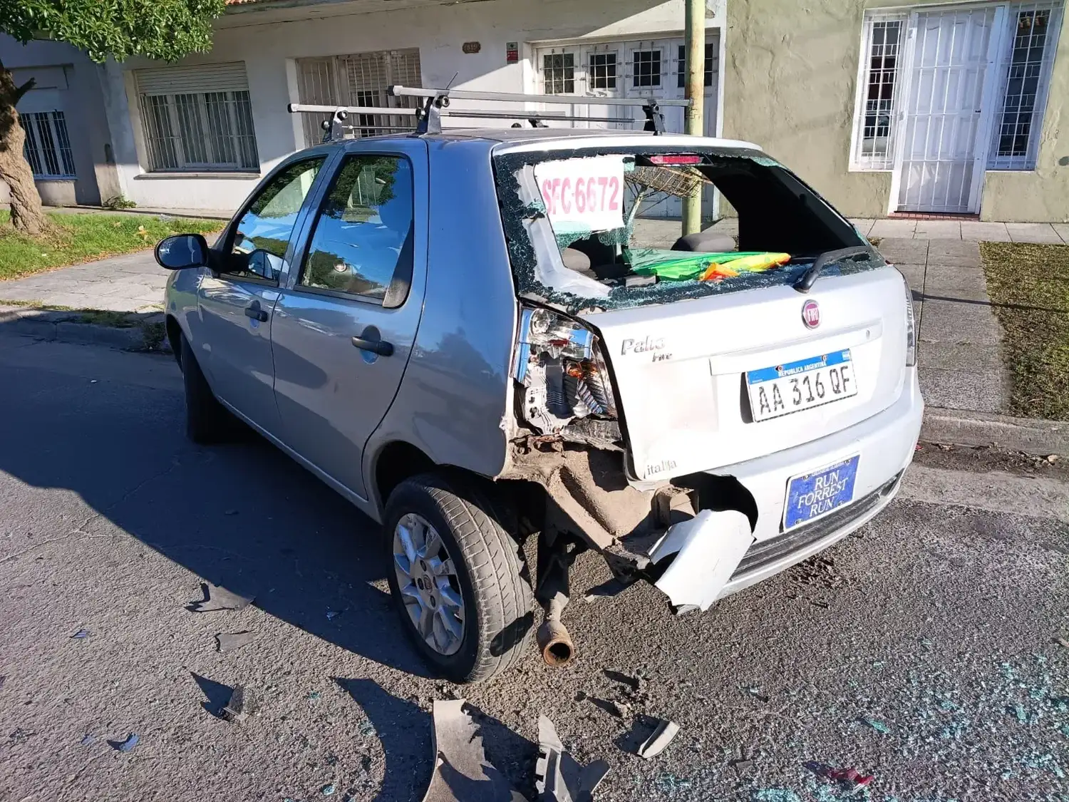 El automóvil era conducido por una mujer de 59 años.