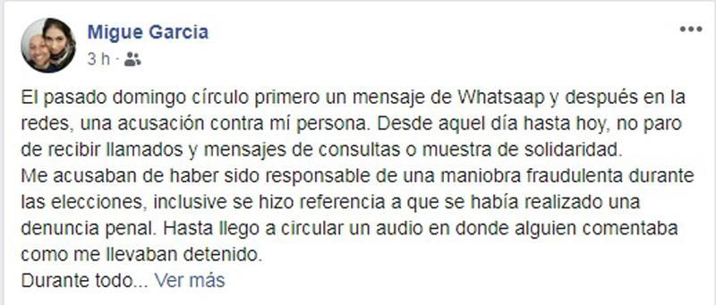 Olavarría: Acusaron a un prensa de "Todos" por fraude pero él dijo que fue una "operación"
