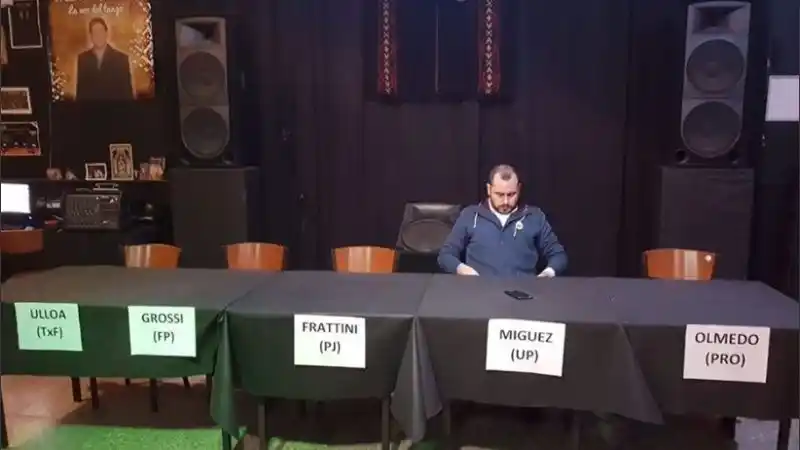 Funes: un solo candidato a concejal concurrió al debate