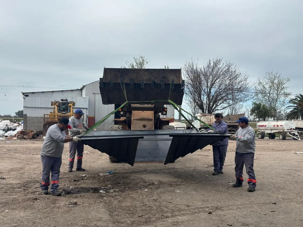Se renovó la tolva del Complejo Ambiental