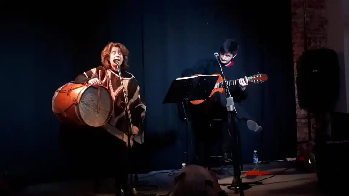 Guillermina Beccar y Valentín Cosso en Wojtyla