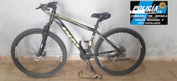 bicicleta secuestrada cadena cortada