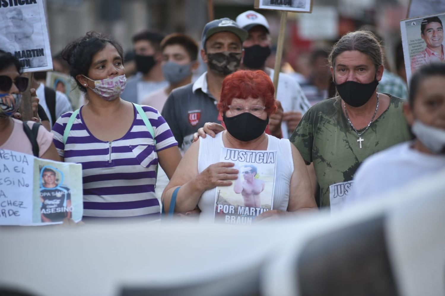 Pidieron justicia por los tres jóvenes que fueron asesinados durante la pandemia
