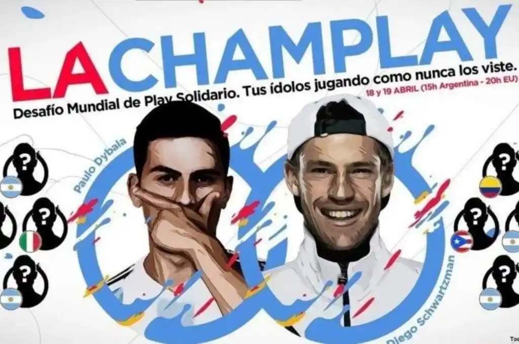 Dybala y Schwartzman organizan un torneo a beneficio