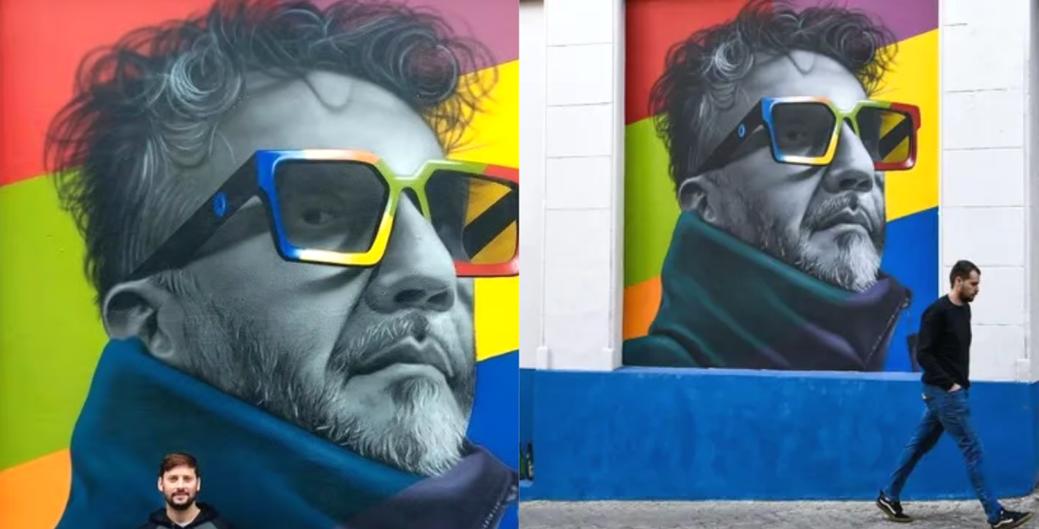 Rosario: inauguraron un mural en homenaje a Fito Páez