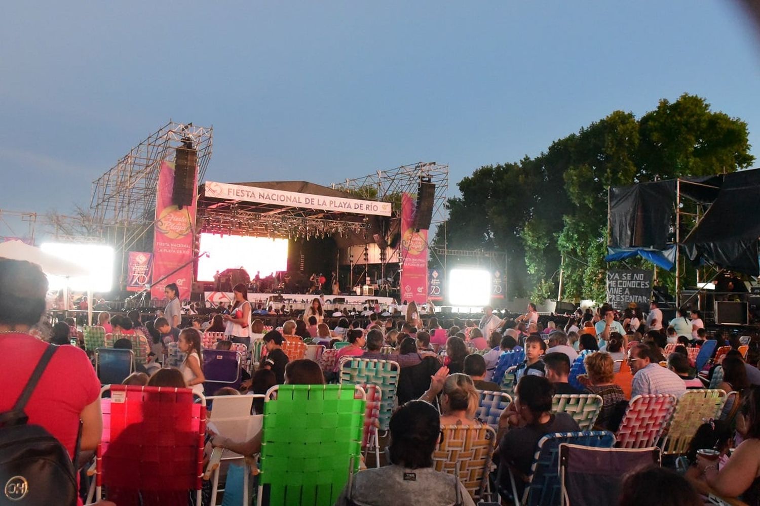 Debido al temporal, se suspendió el arranque de la Fiesta de la Playa