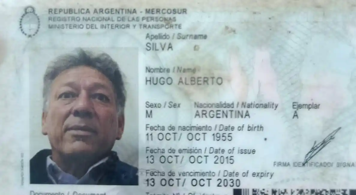 Encontraron billetera de Hugo Silva
