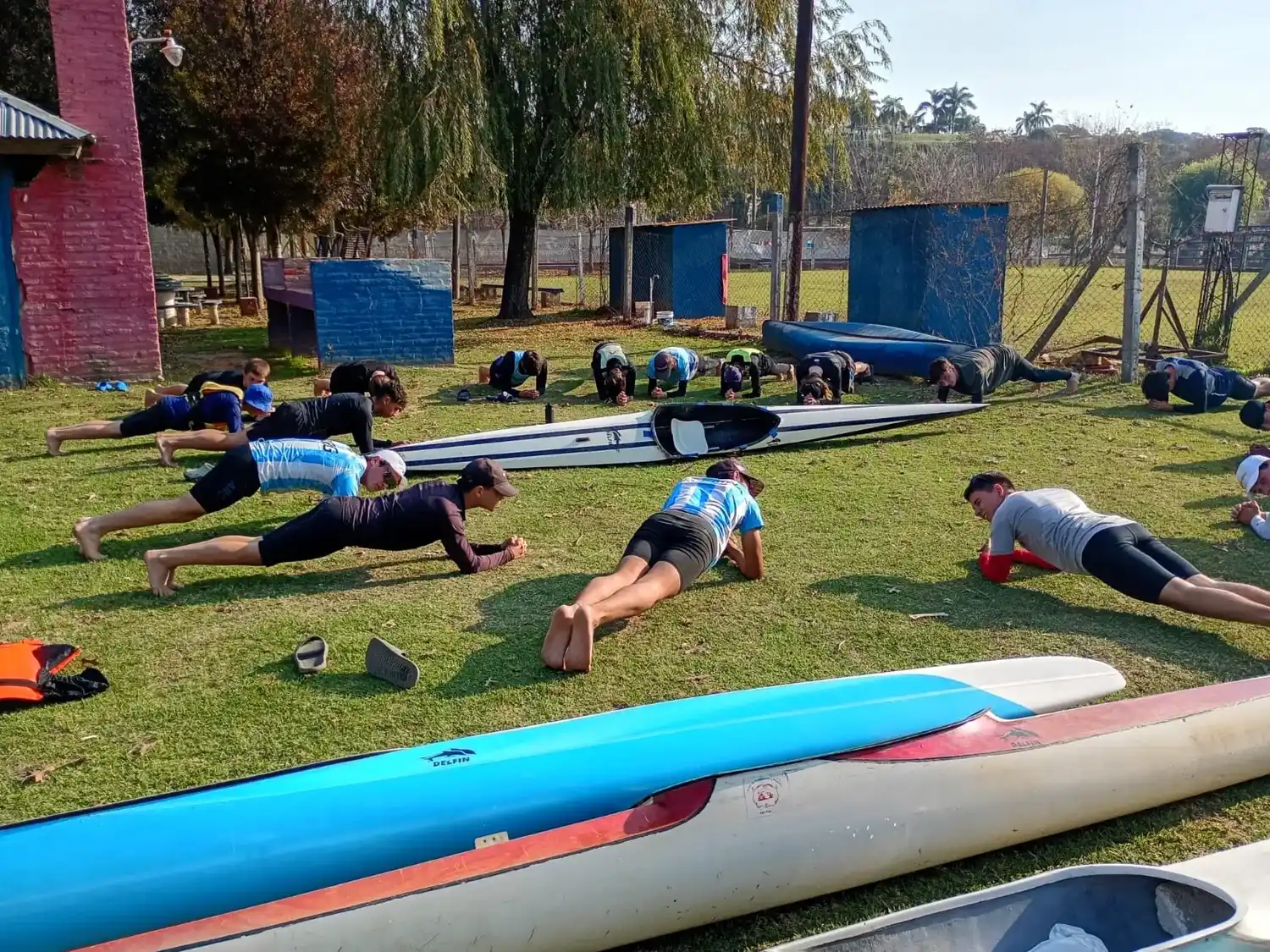 El equipo entrena en el Club de Pescadores y Náutica San Pedro. PH: prensa Pescadores.