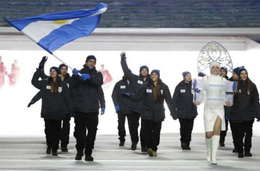 Argentina desfiló en la apertura de los Juegos de Invierno