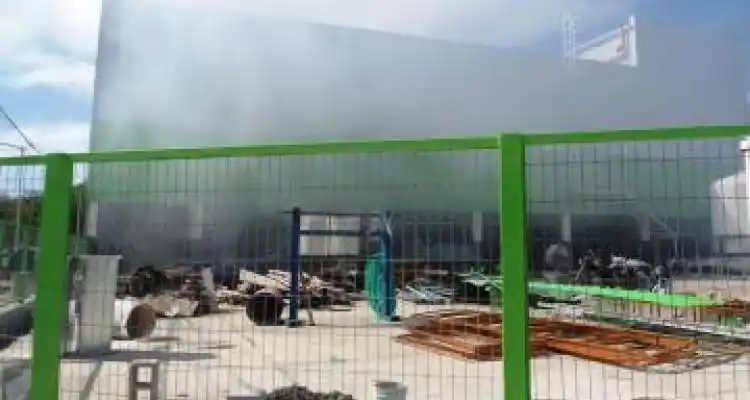 Incendio en el supermercado Vea