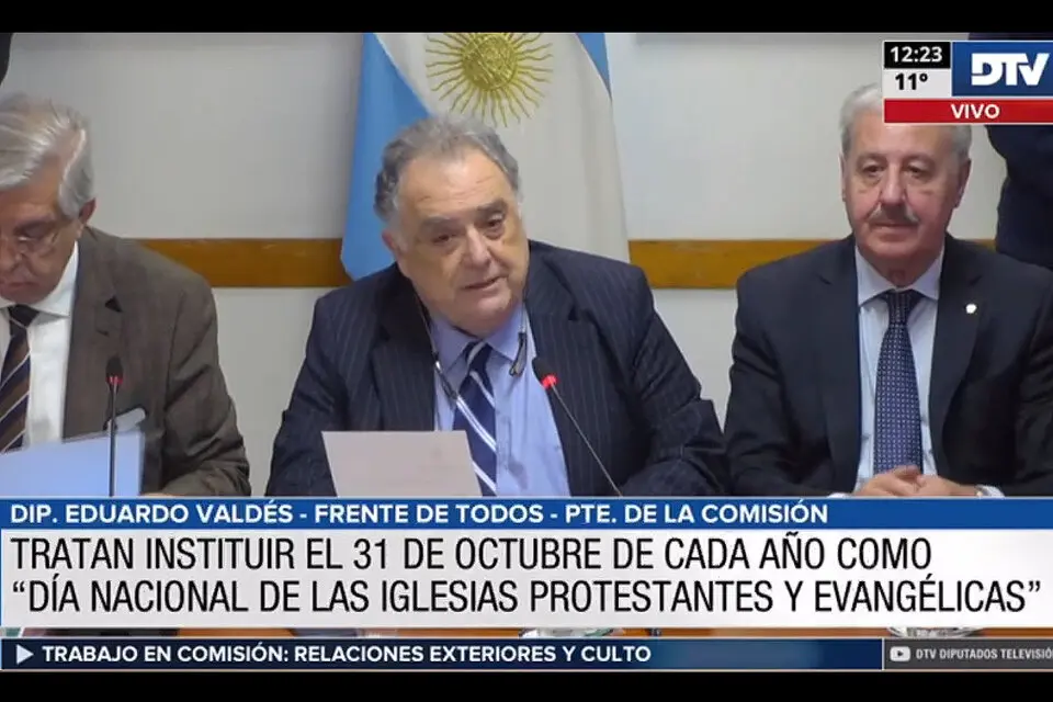 AVAL PARA INSTITUIR EL 31 DE OCTUBRE COMO "DÍA NACIONAL DE LAS IGLESIAS PROTESTANTES Y EVANGÉLICAS”