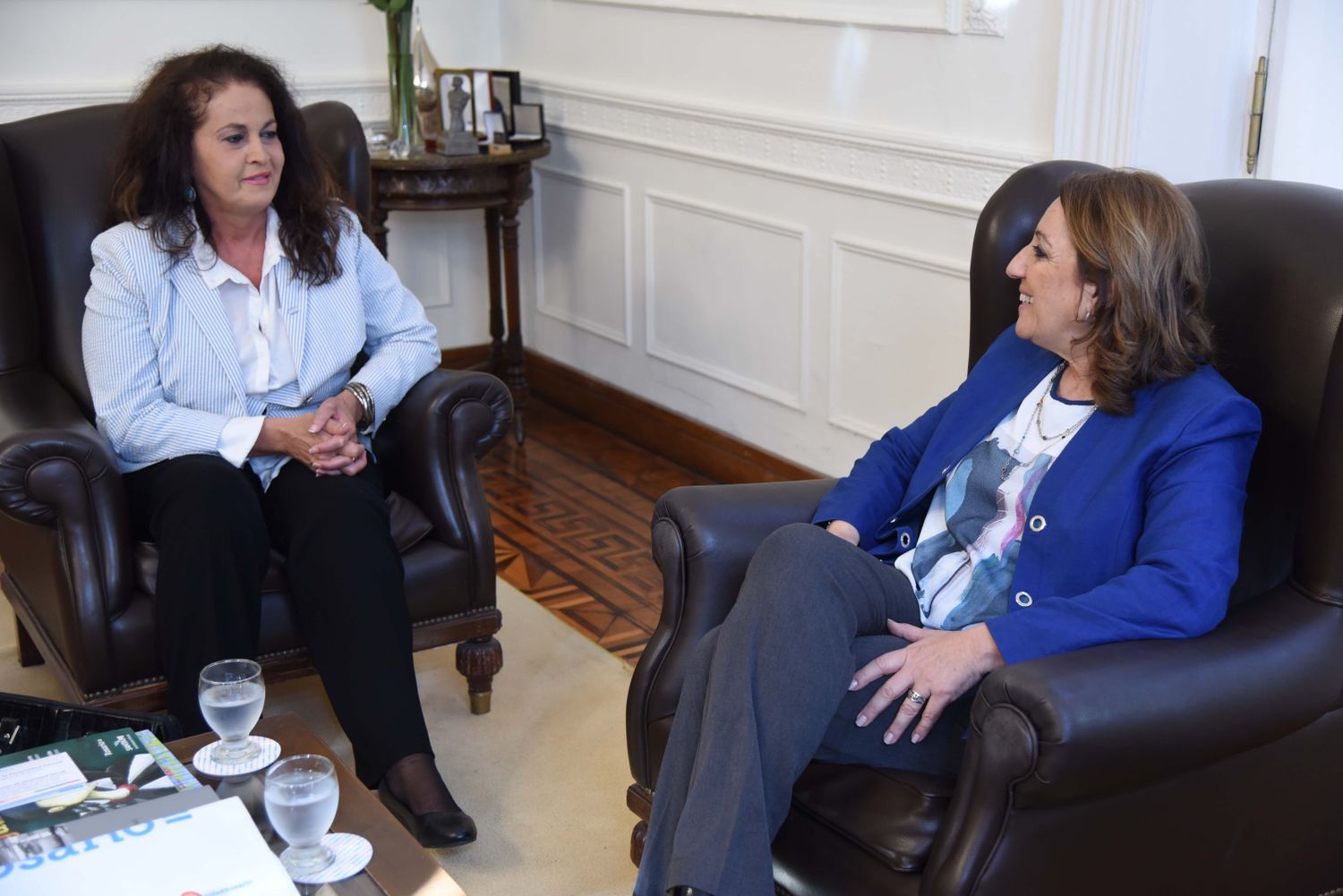 Mónica Fein recibió a Carla Antonelli, la primera diputada trans española