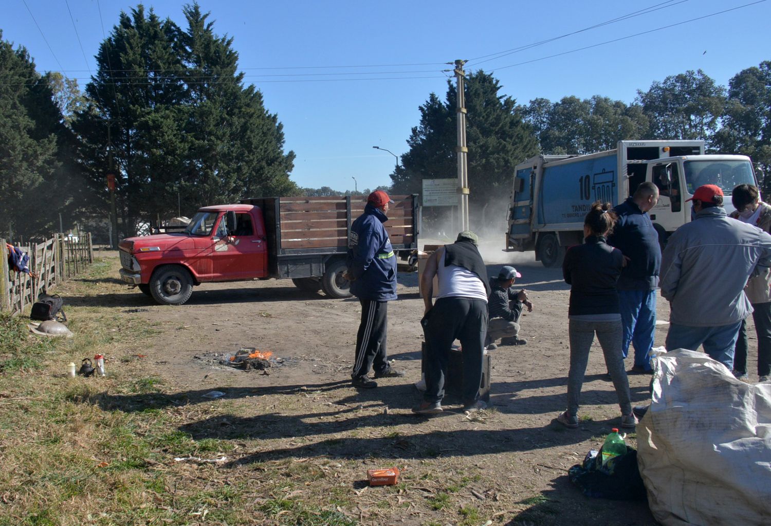 Recuperadores del Relleno Sanitario llegaron a un acuerdo con el Municipio y levantaron la manifestación