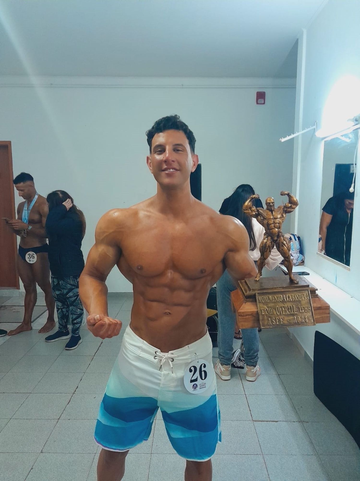 Juan Martín Veglienzone competirá en el Campeonato Argentino de Fisicoculturismo