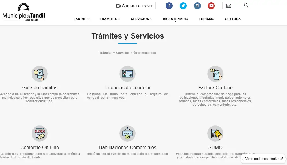 El miércoles no se podrán hacer trámites online en la web del Municipio.