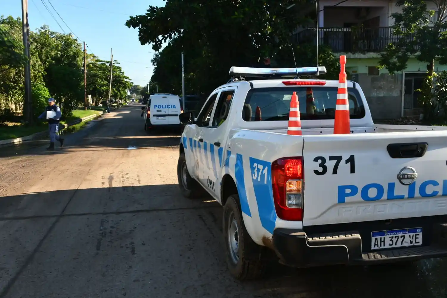 Efectiva intervención policial en el barrio Simón Bolívar
