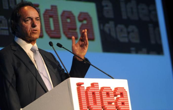 Scioli abre el coloquio de IDEA en Mar del Plata