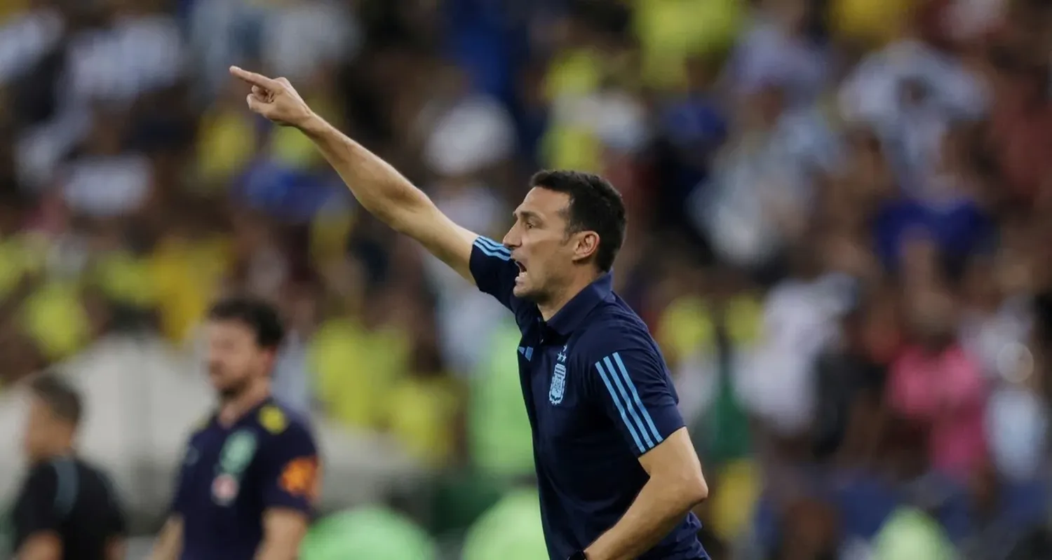 Lionel Scaloni puso en duda su continuidad. en la Selección. Crédito: Reuters/Ricardo Moraes