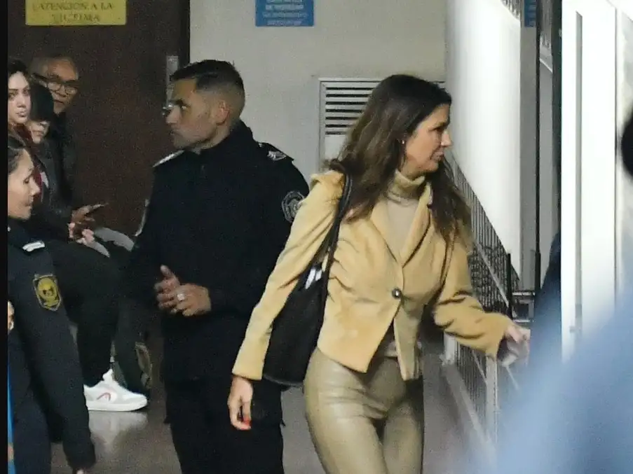 La jueza Julieta Makintach en el tribunal de San Isidro (Foto Noticias Argentinas)