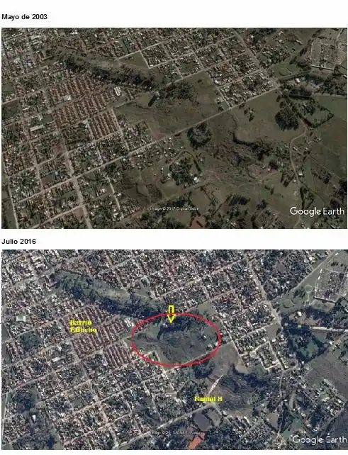 Reclaman detener el avance de loteos en la zona del Ramal H