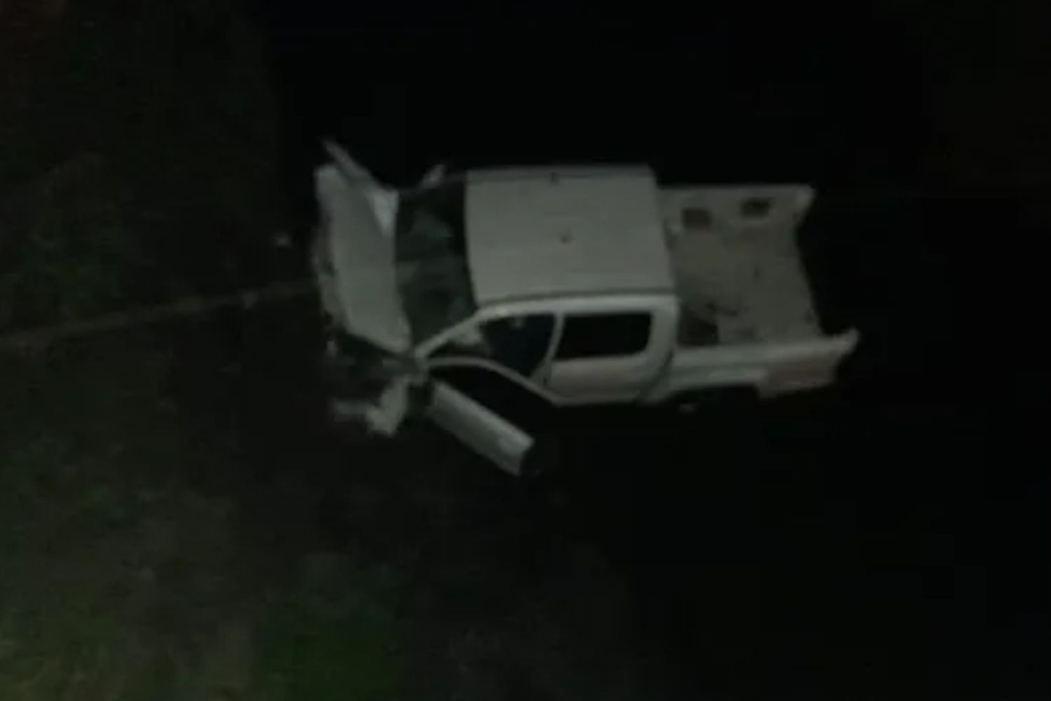 Choque fatal en la autopista Rosario-Buenos Aires.