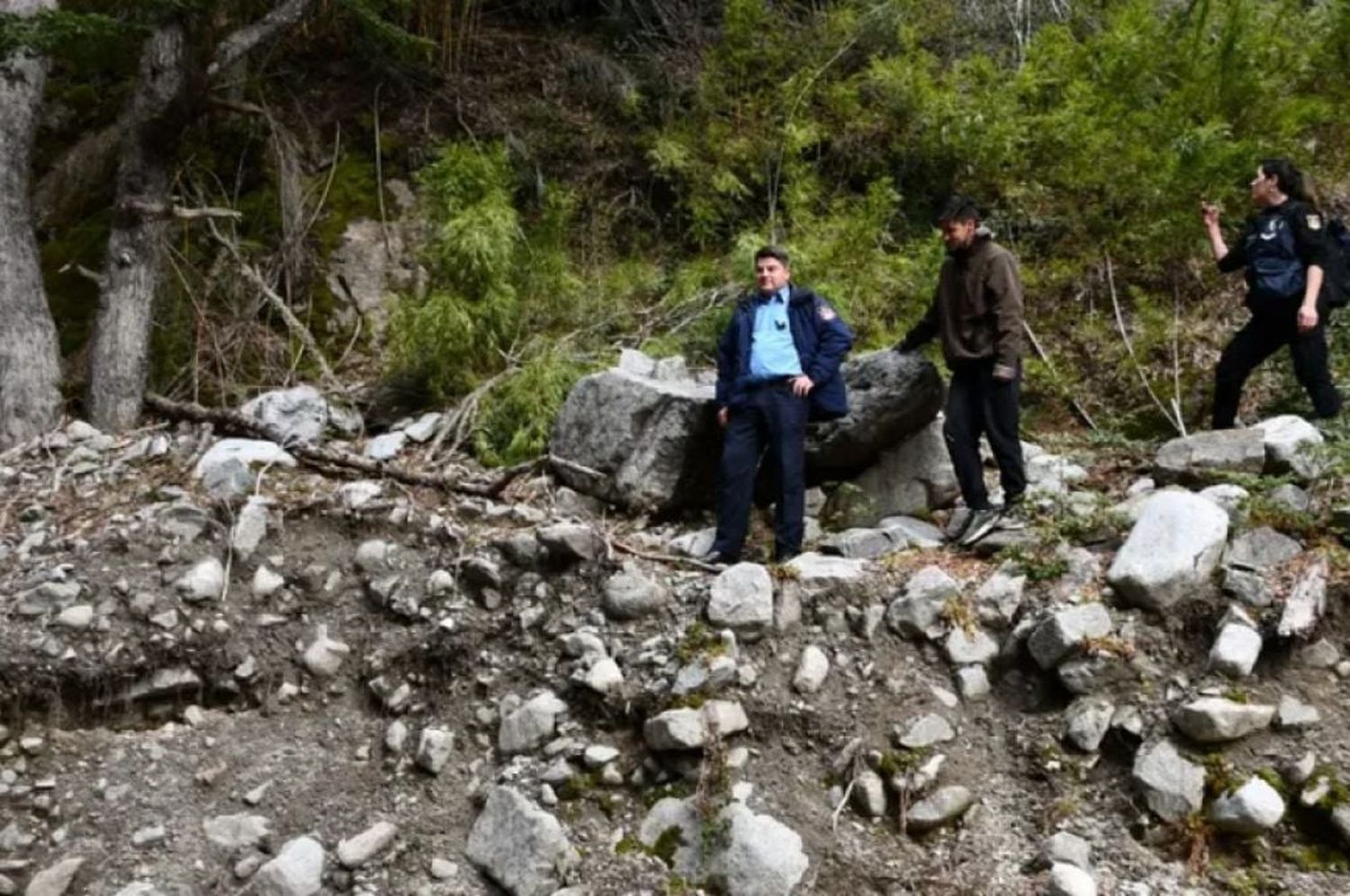 La zona donde hallaron el cuerpo